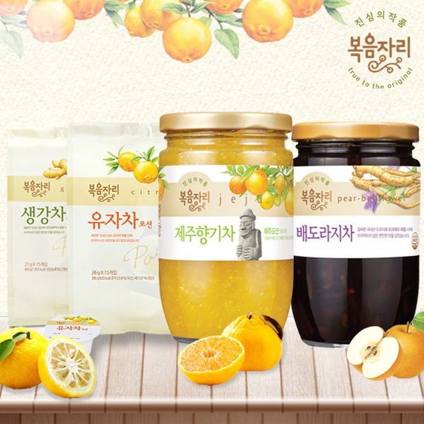 [복음자리] 국산 과실차 골라담기 (제주향기차/배도라지차/유자차포션/생강차포션) - 이마트몰, 당신과 가장 가까운 이마트 [복음자리] 국산 과실차... 
