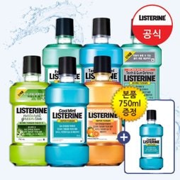 [사은품 쿨 민트 750ml 본품증정] 리스테린 쿨 민트 750ml x 4개