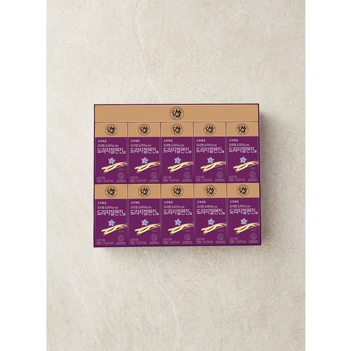 [1/17 17시 결제완료 주문 명절전배송][5+1/쇼핑백]무농약도라지절편진/20g×10