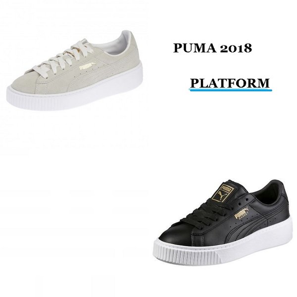 grey platform pumas