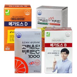 [4종중1선택] [본사직영] 고려은단 비타민C 1000 /수용성 비타민/ 메가도스D /메가도스B (옵션가)