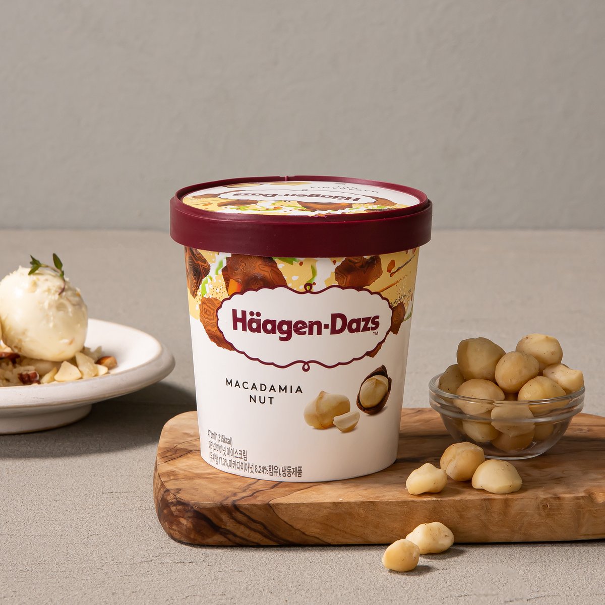 [Haagen-Dazs] 하겐다즈 마카다미아넛 473ml