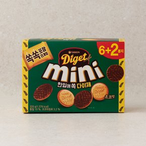 오리온 다이제미니초코 320g