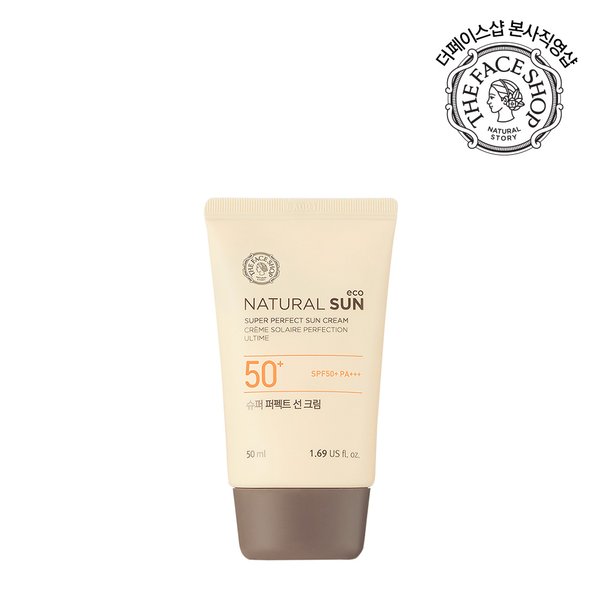 [더페이스샵] 내추럴 선 에코 슈퍼 퍼펙트 선 크림 SPF50+ PA... 가까운 이마트 [더페이스샵] 내추럴 선 에코 슈퍼 퍼펙트 선 크림 SPF50+ PA+++