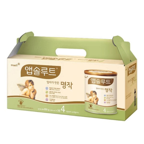 [매일] 앱솔루트 엄마가 만든 명작 4단계(800g*3) 2400g