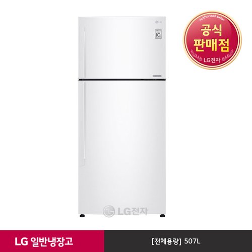 [공식판매점][LG전자] LG 일반냉장고 화이트 B507WM (507L)