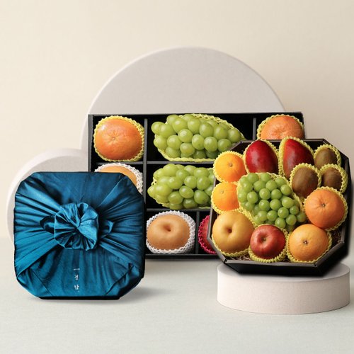 [정담][과일愛]GGS단독 명품 사과/배/한라봉 3종 선물세트 1호 외 23종