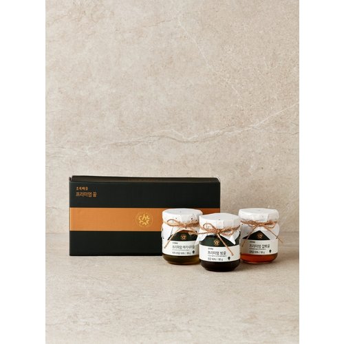 [1/17 17시 결제완료 주문 명절전배송][10+1/쇼핑백]프리미엄꿀(4호)/프리미엄아카시아꿀185g+프리미엄잡화꿀185g+프리미엄밤꿀185g
