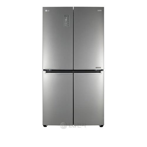 LG전자 디오스 상냉장하냉동냉장고 F872SS11 (정품/ LG직배송)