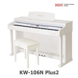 2016년형 영창 디지털피아노 KW-106N Plus2/화이트색상/업그레이드/국내생산/교육기능강화/건반터치10단계