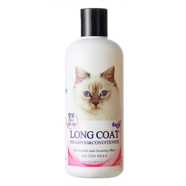 포켄스 장모용 고양이 샴푸 컨디셔너 300ml 상품이미지 1