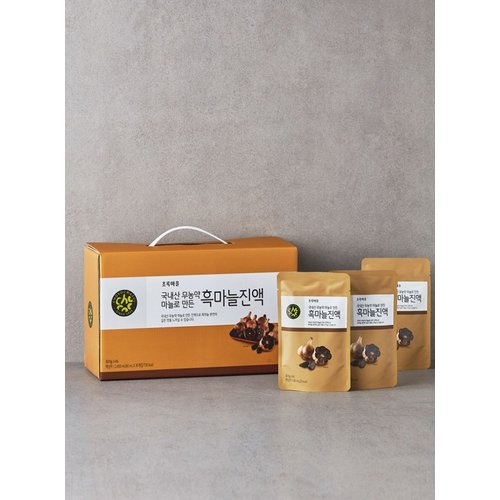 ★20%이상행사중★[초록마을] 국내산무농약마늘로만든흑마늘진액(80mL×30포)