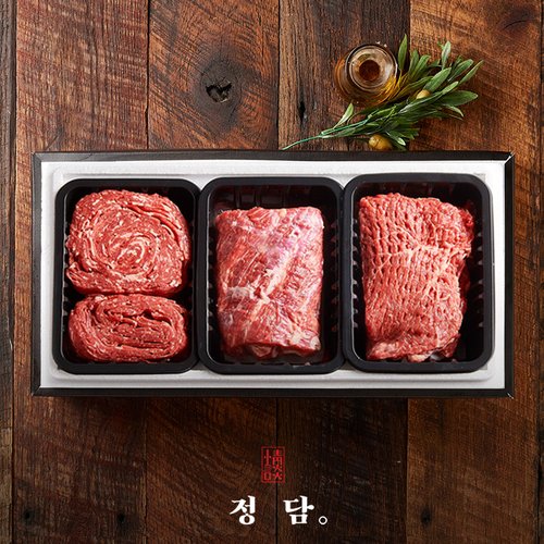 [정담][냉장/1등급이상][소백산영주한우]명품 정육/구이/갈비세트 가격대별 특가 옵션36종