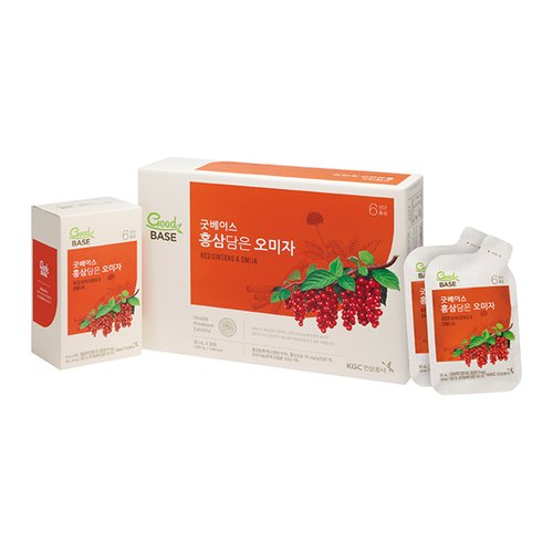 [정관장] 쇼핑백증정/ 굿베이스 홍삼담은 오미자 50ml*30포