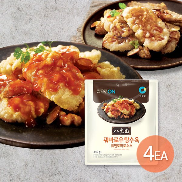 [청정원_집으로ON] 팔선생 꿔바로우 표전토마토소스 340g × 4 - 이마트몰, 당신과 가장 가까운 이마트 [청정원_집으로ON] 팔선생 꿔바로우... 