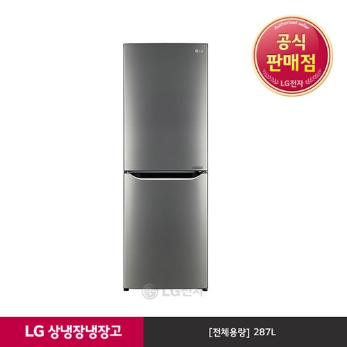 [공식판매점][LG전자] LG 상냉장냉장고 샤인 M287SBM (287L)