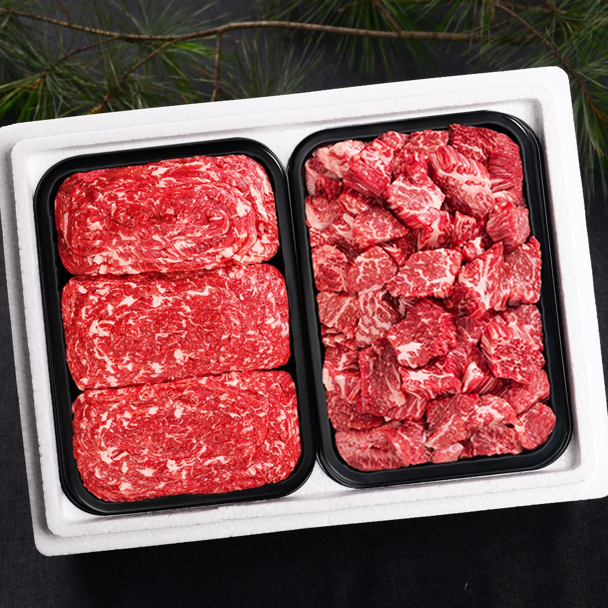 0kg(1+등급/불고기,국거리 각500g) - 이마트몰, 당신과 가장 가까운 이마트 [냉장][팔공상강한우]대구축협 황실 알뜰선물세트 1호 1.0kg(1+등급... 