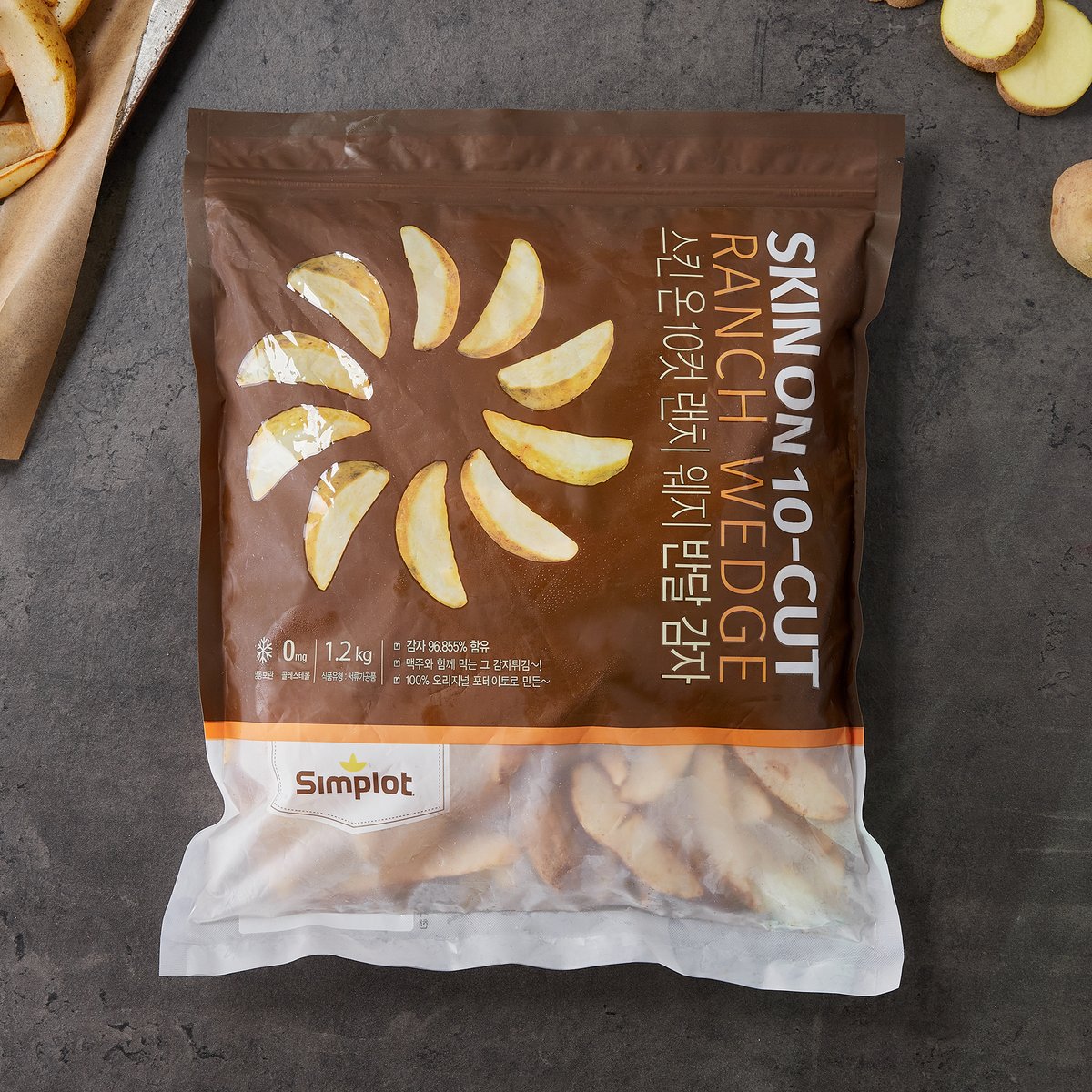 심플로트 반달감자1.2kg