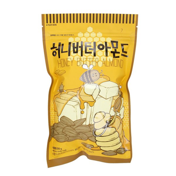 허니버터아몬드250g