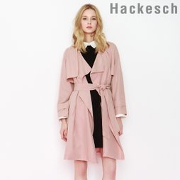 [Set] Floral 3way Trench_Pink