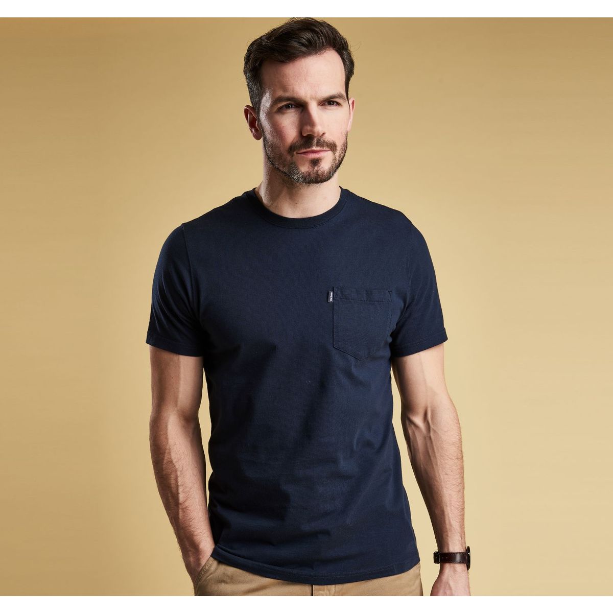 barbour essential pocket t shirt