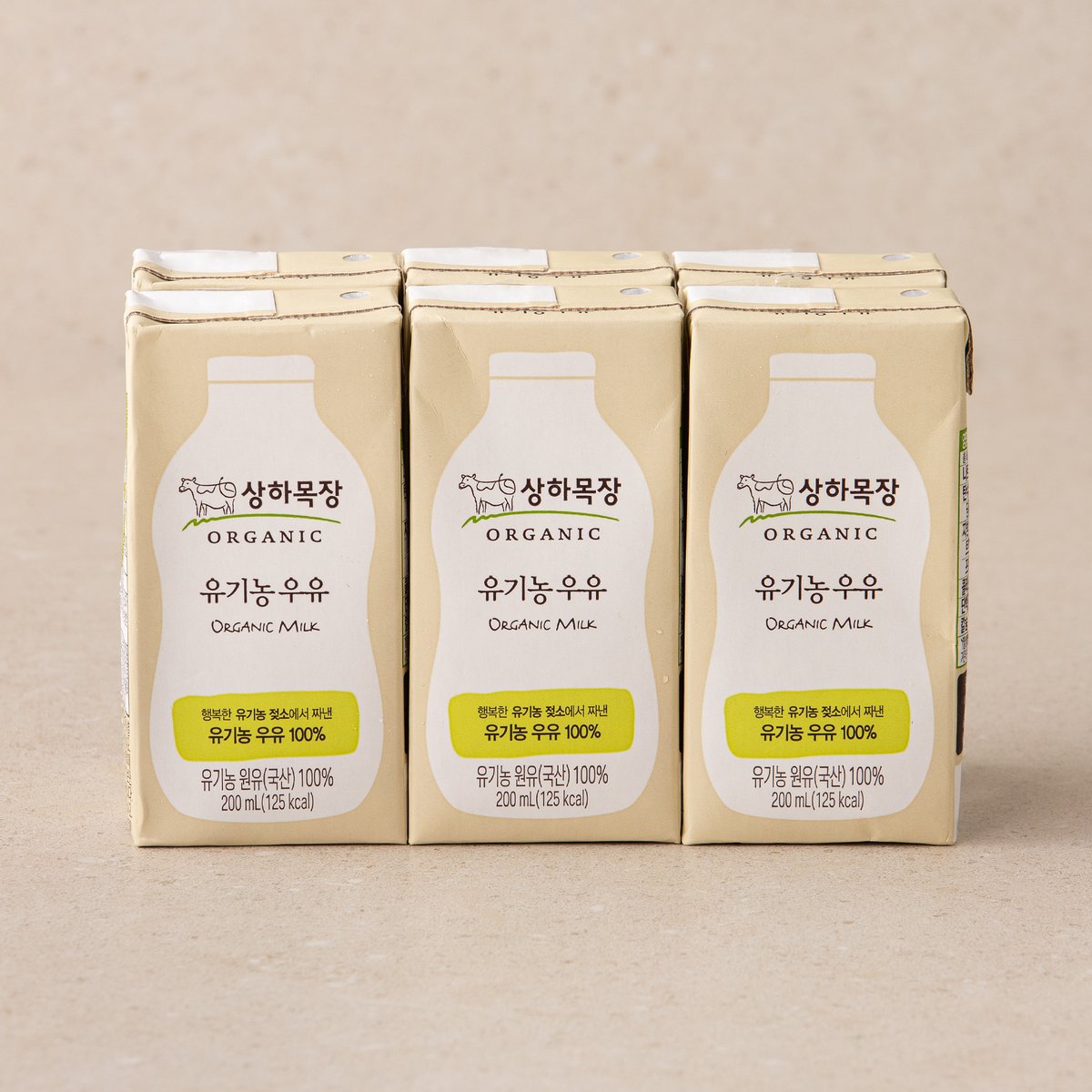 매일유업 상하목장 유기농 멸균우유 200ml*6