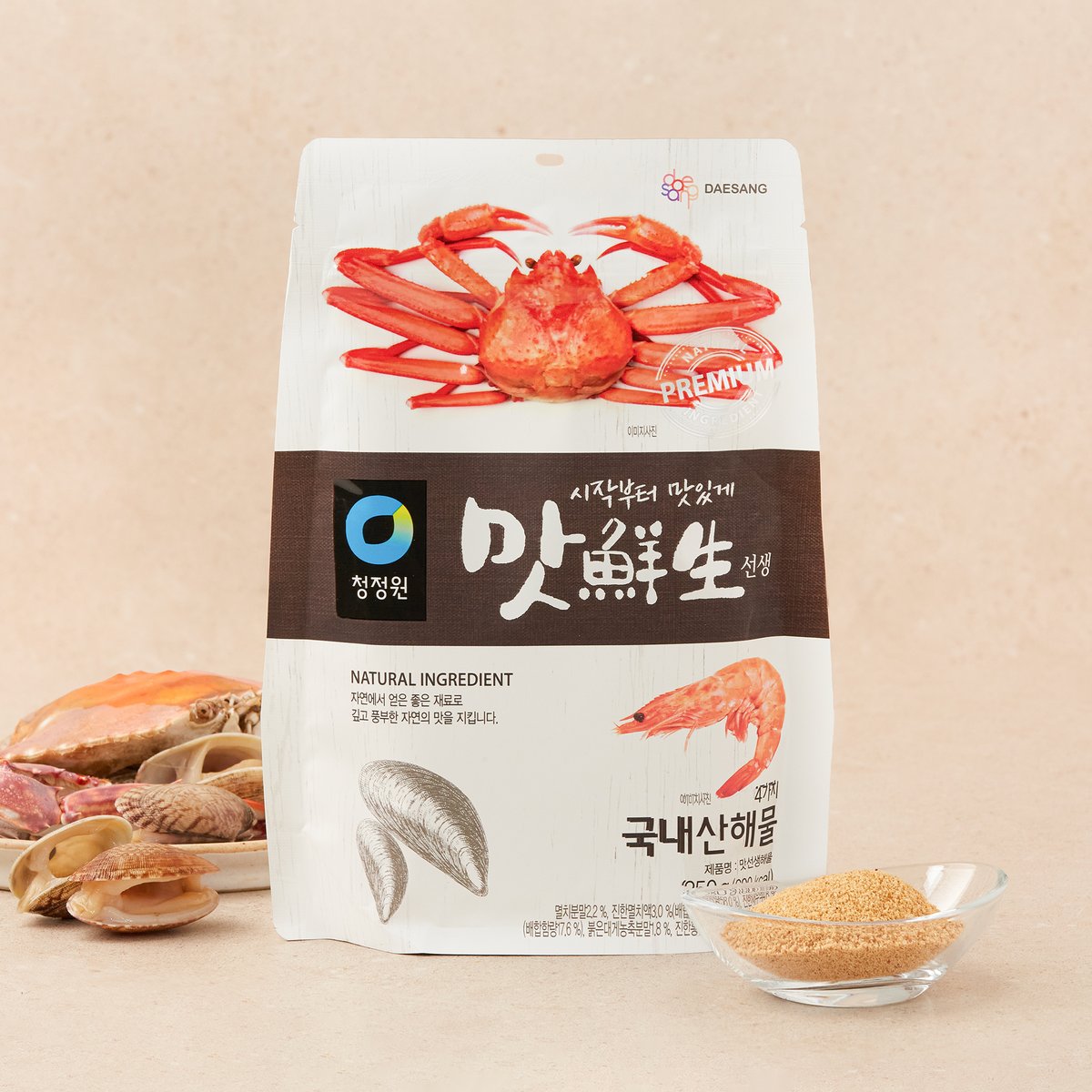 청정원 맛선생 해물 250g