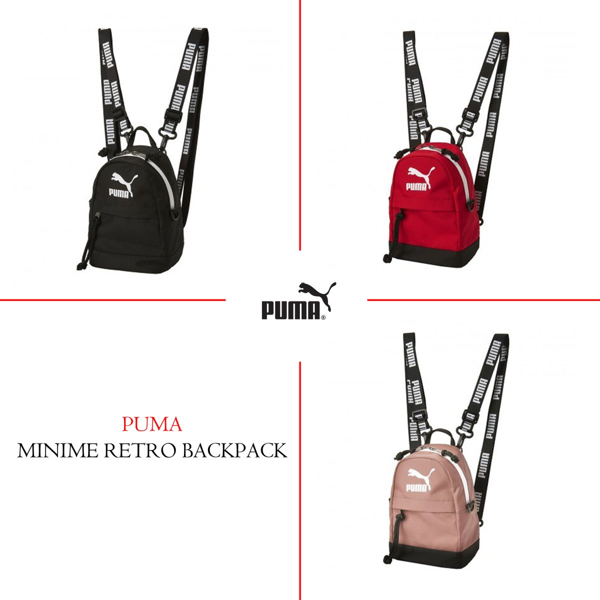 puma minime retro backpack