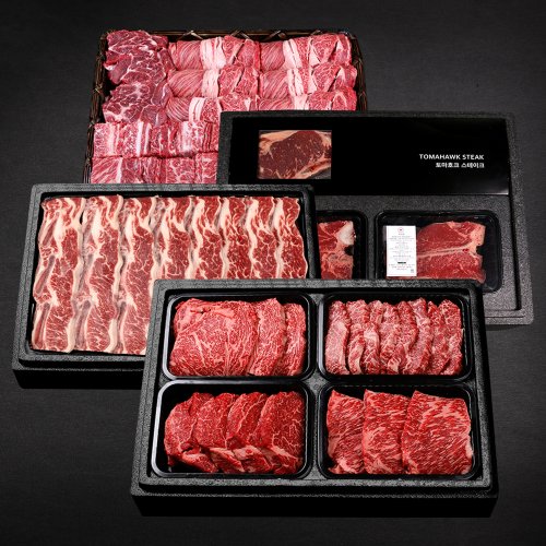 [냉장]이천축협 무항생제 한우 SSG단독 정육세트총1.2kg 외 옵션