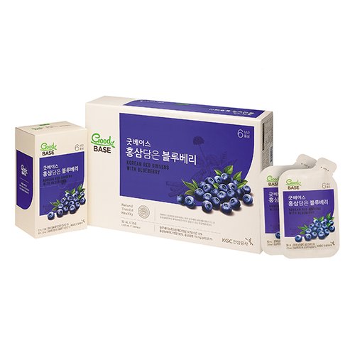 [정관장] 쇼핑백증정/ 굿베이스 홍삼담은 블루베리 50ml*30포