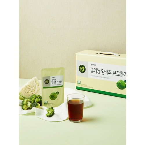 [1/17 17시 결제완료 주문 명절전배송] 유기농양배추브로콜리(80mL×30입)