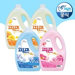 [무료배송][피죤][핑크로즈300mlx2개증정] 피죤 섬유유연제 3100ml 4개(향선택)/공식판매점