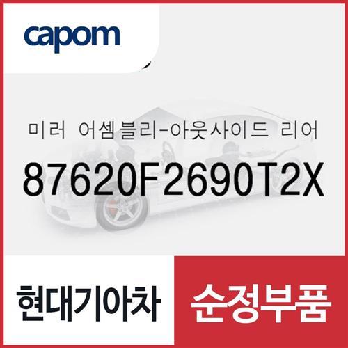 사이드미러,조수석쪽 (87620F2690T2X) 아반떼AD