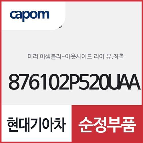 사이드미러,좌측(운전석쪽) (876102P520UAA) 쏘렌토