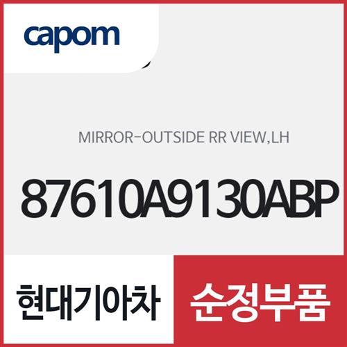 사이드미러,운전석쪽 (87610A9130ABP) 카니발